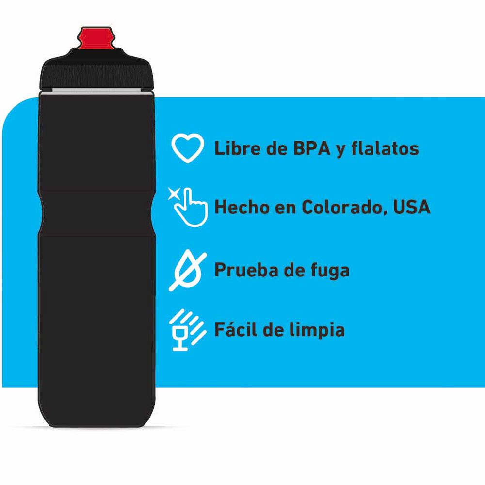Botella De Agua Para Ciclismo 24oz/700ml Wave Polar Bottle image number 2.0